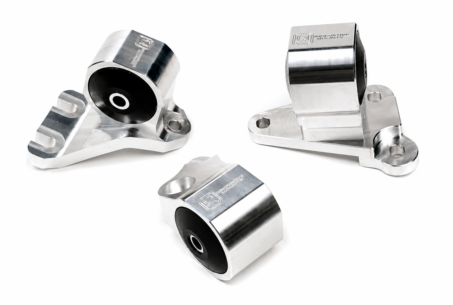 Innovative 92-93 Integra GS-R Cable Transmission 75A Silver Aluminum Billet Mount Kit